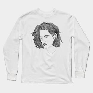 Line Art Kris Long Sleeve T-Shirt